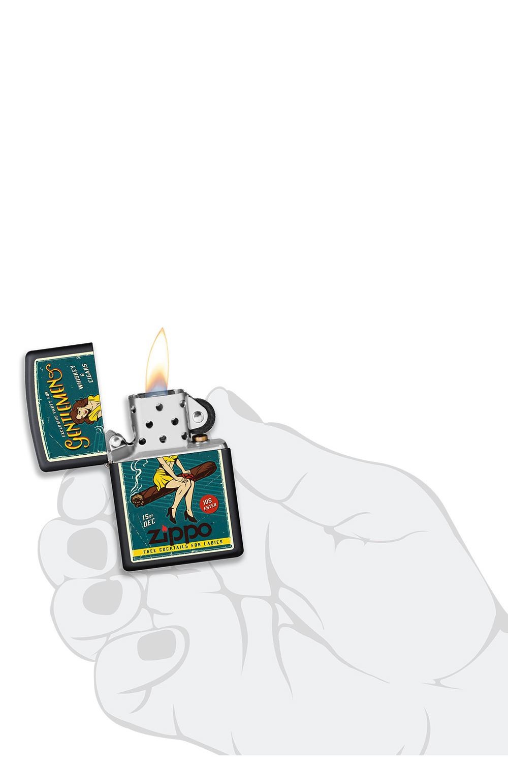 Zippo Çakmak Gentlemen Kız Tasarımı 218-080491