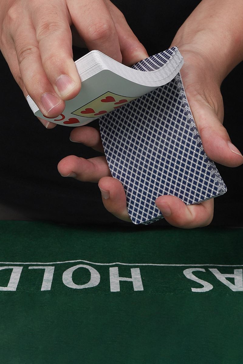 Mavi Jumbo Pvc Su Geçirmez Jumbo Blackjack iskambil Oyun Kağıdı cin385mv