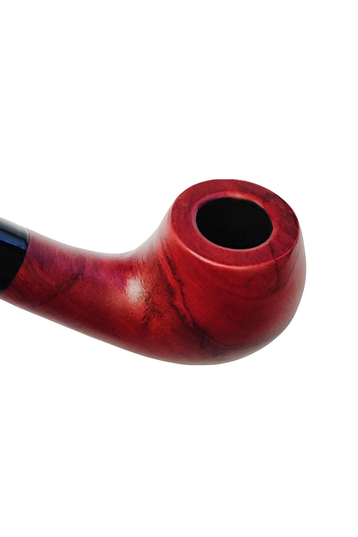 Falconetti 9 mm. Kırmızı Sandalwood Eğimli Sap Ahşap Pipo Seti rd37-takim