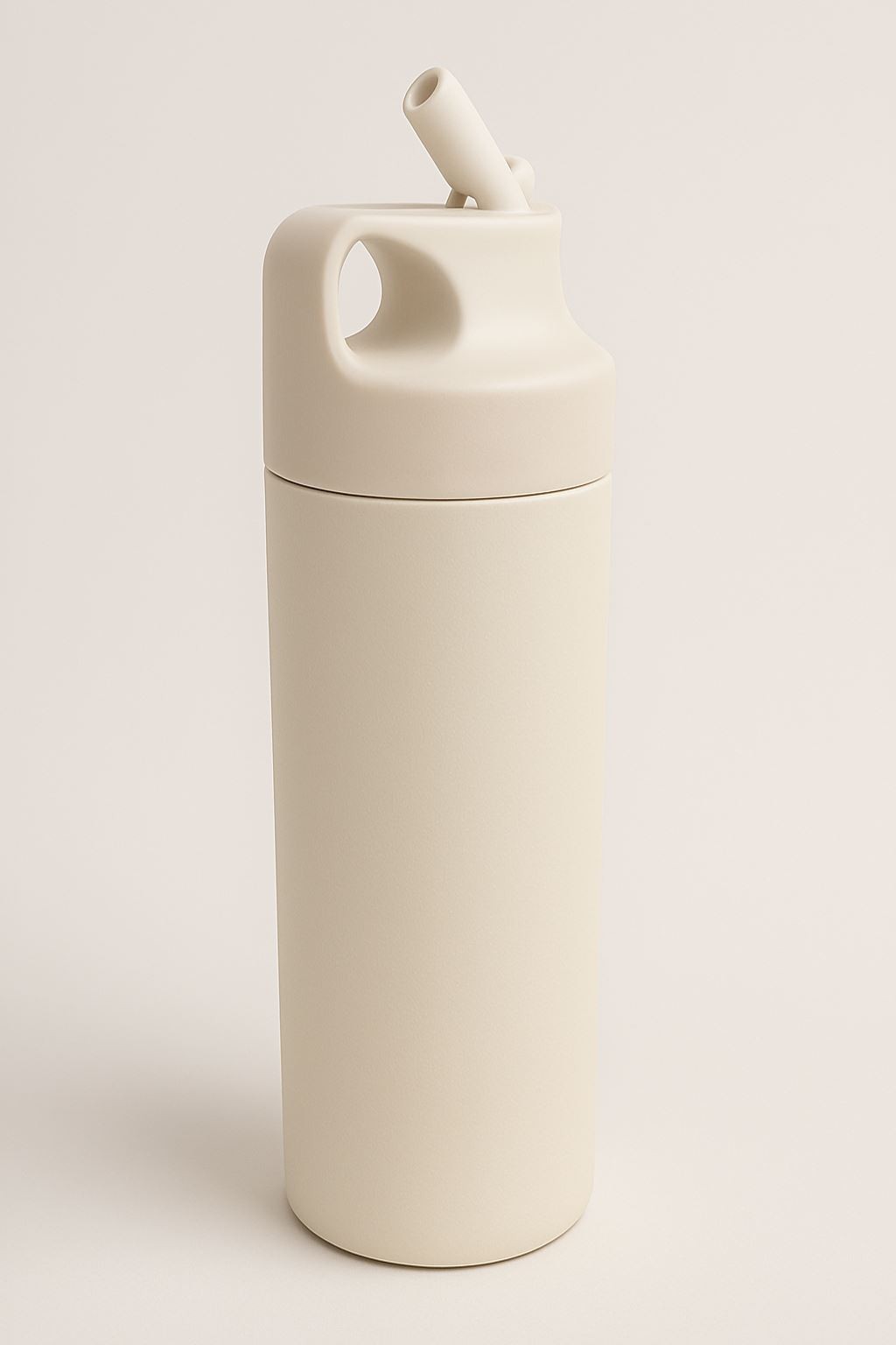 304 L Çelik Krem 500 ml Pipetli Matara Suluk cin414by