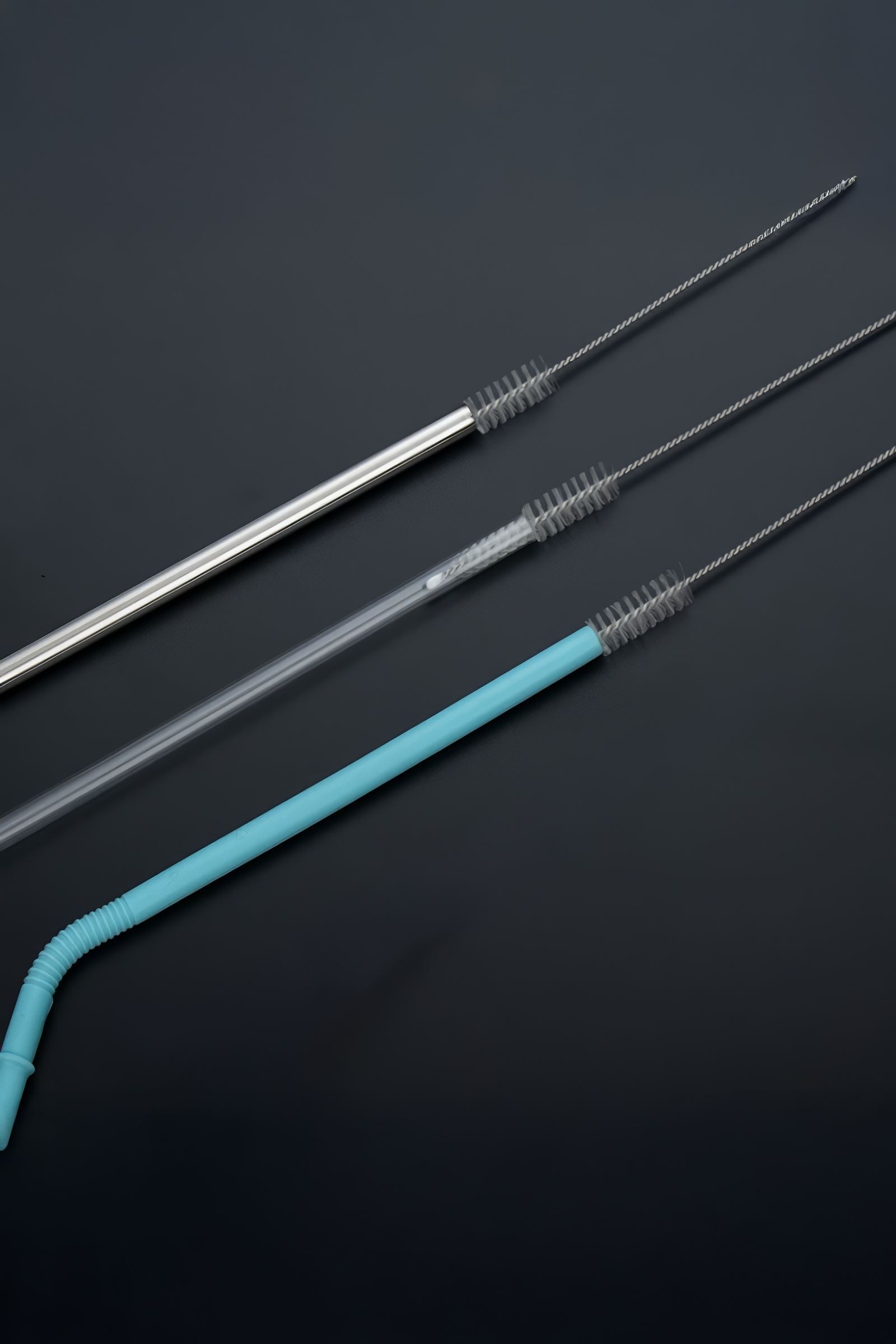 Falconetti 5 Adet Beyaz 6 mm Pipo Temizlik ve Pipet Kamış Temizleme Fırçası 