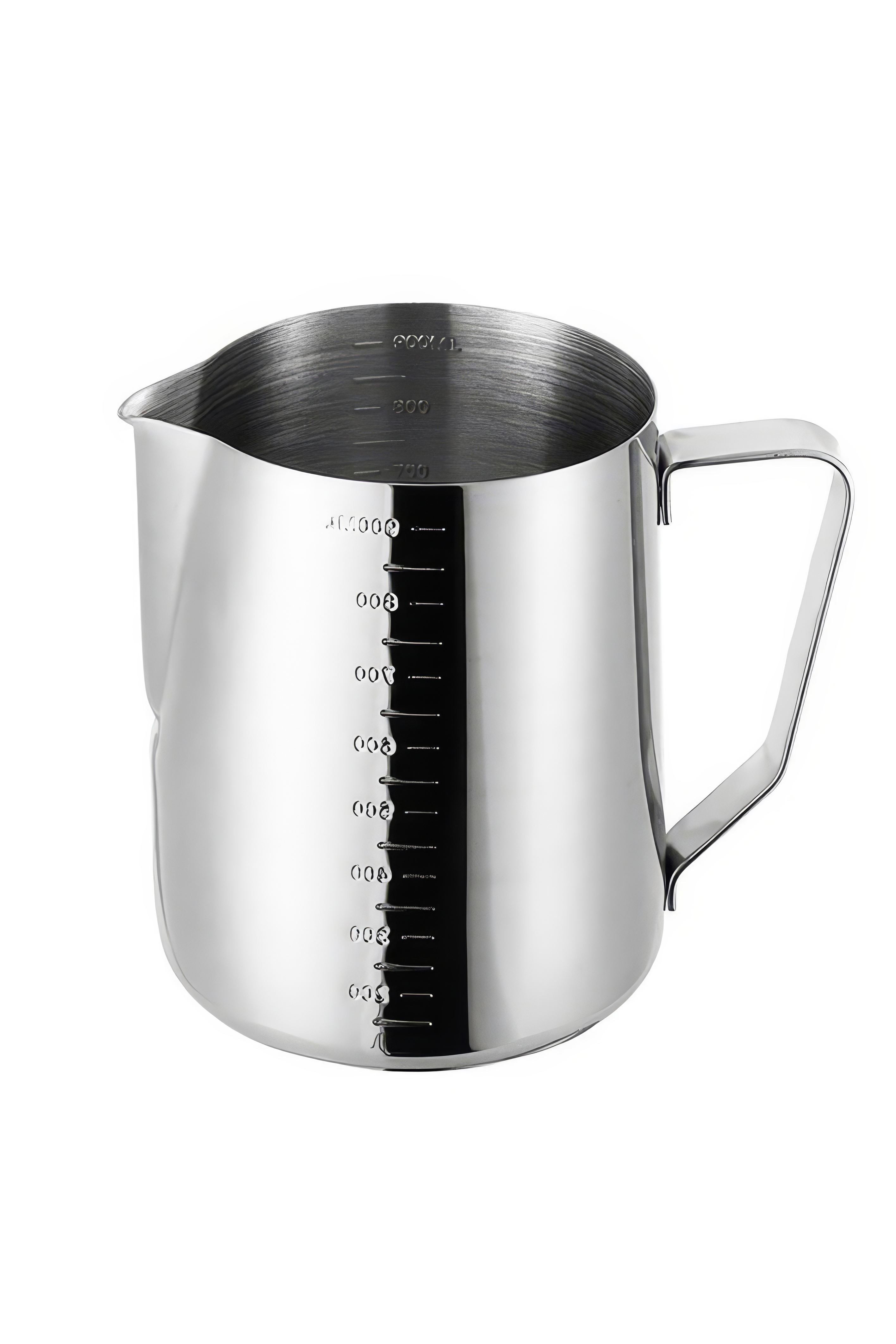 304 Çelik 900 ml Kahve Süt Köpürtme Potu Sütlük Pitcher cin504