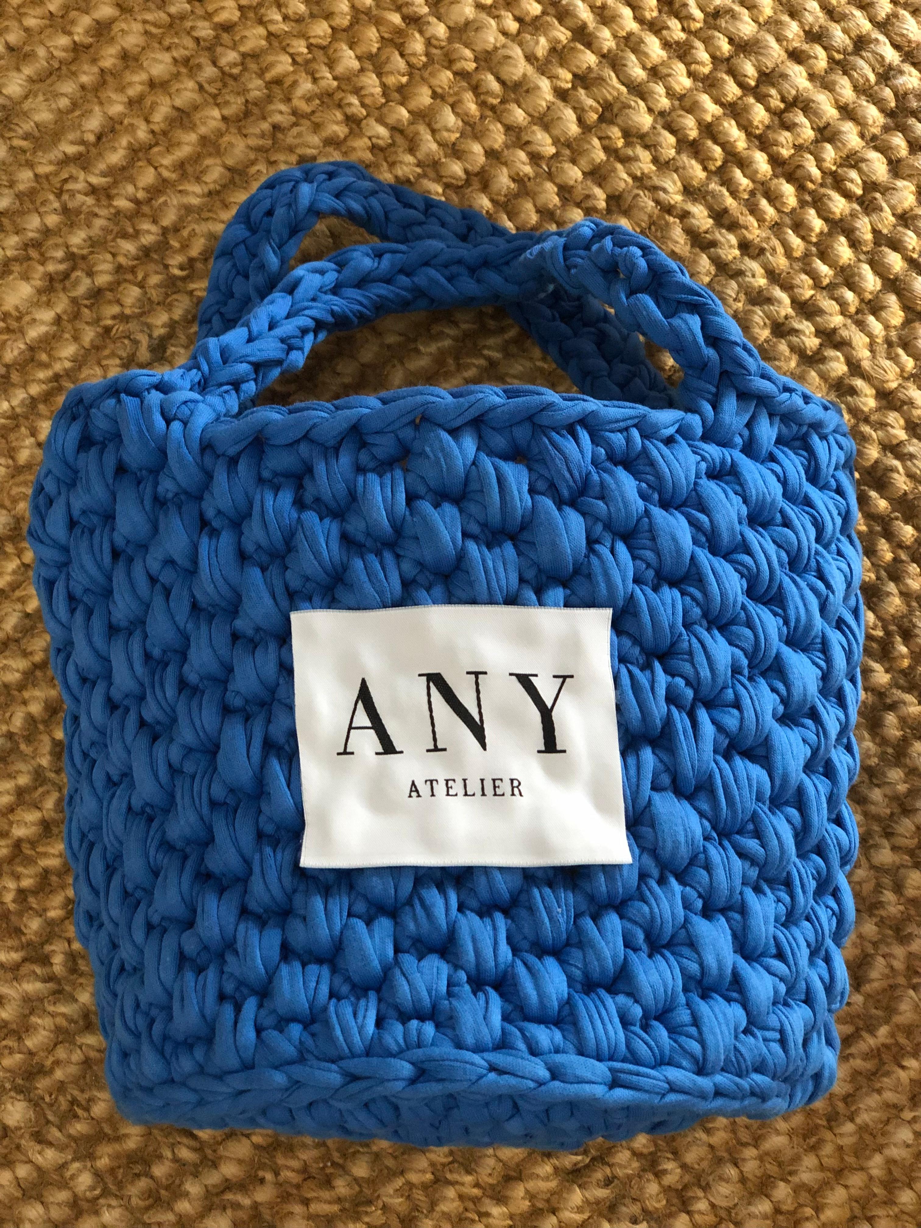 Pearl Bag With Curly Label - MAVİ main variant image