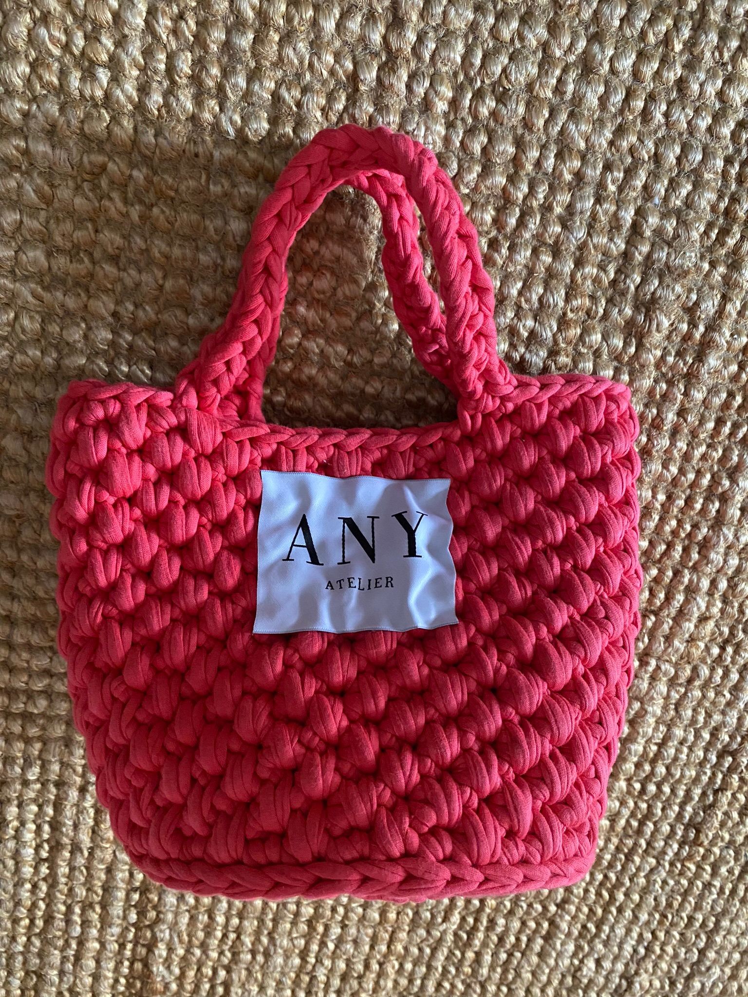 Pearl Bag With Curly Label