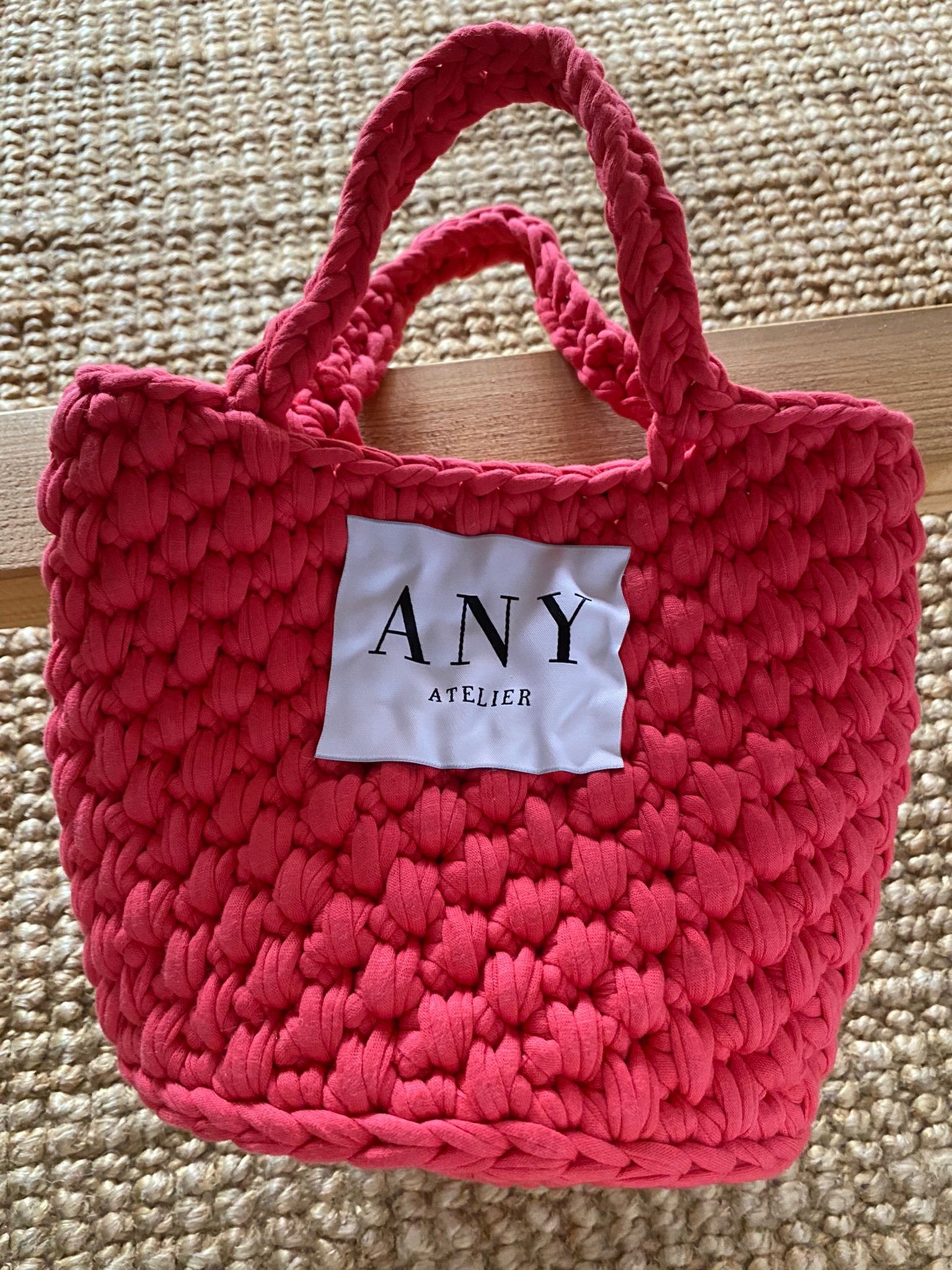 Pearl Bag With Curly Label - NAR ÇİÇEĞİ main variant image