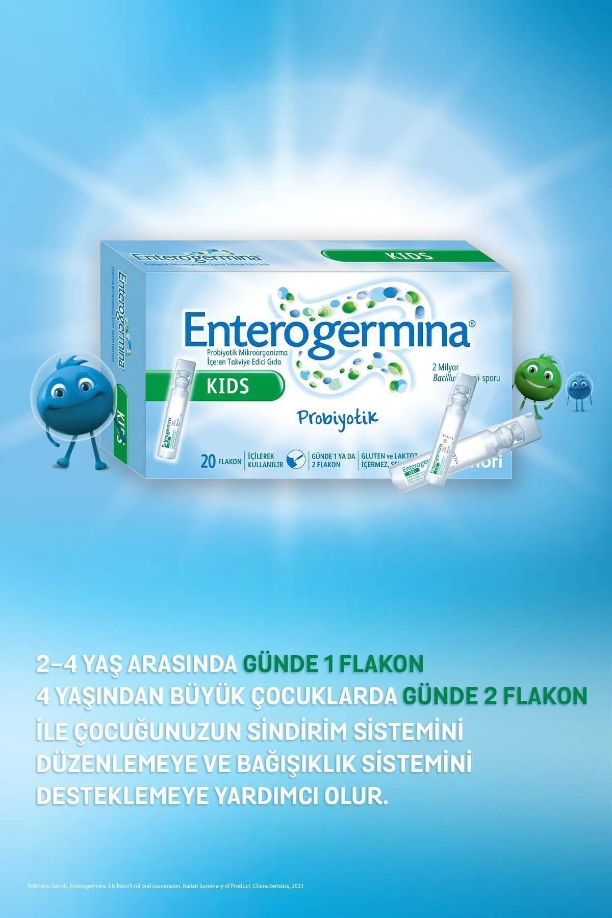 Enterogermina Kids 5 ml X 20 Flakon