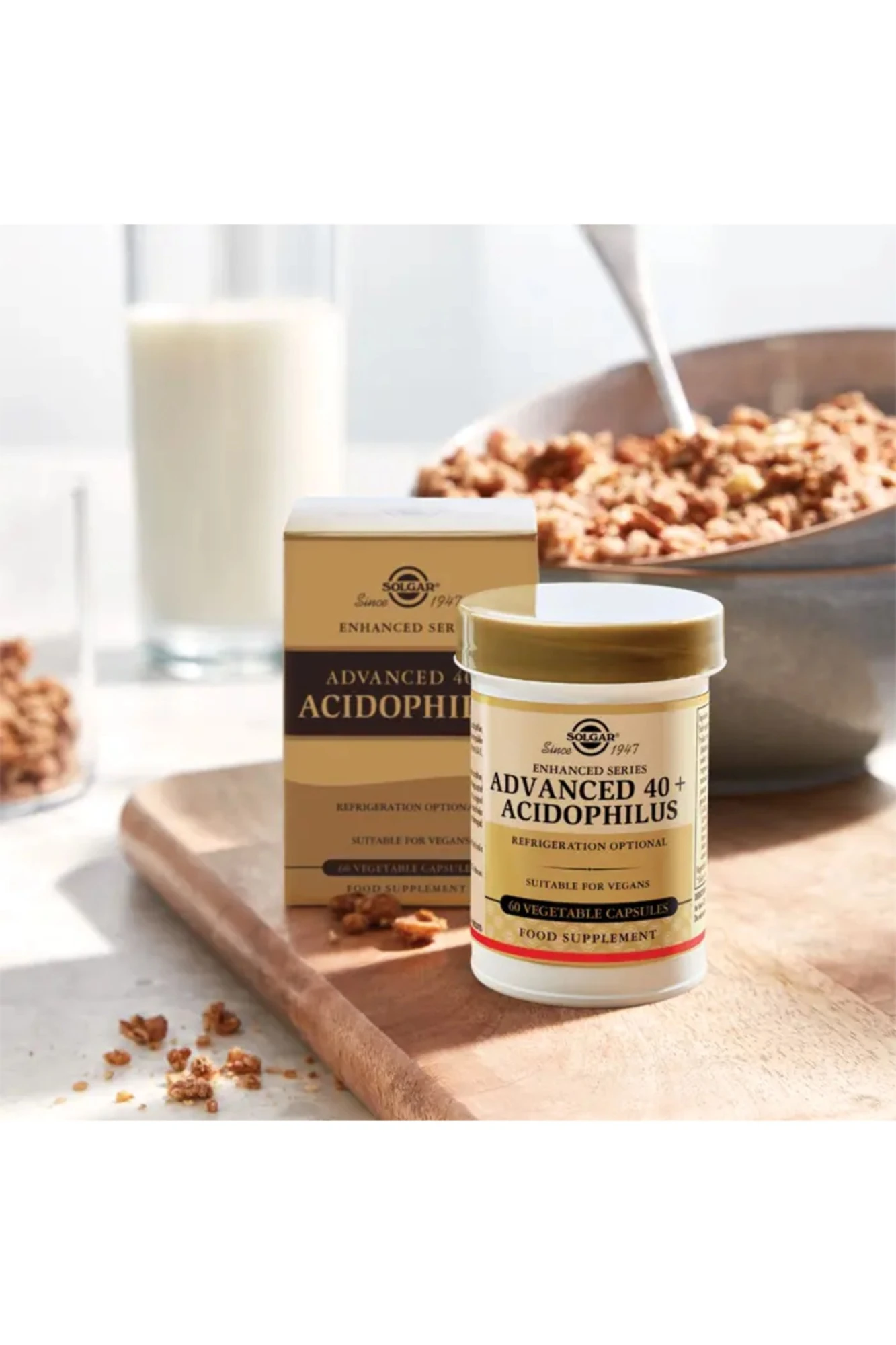 Solgar Advanced 40+ Acidophilus 60 Kapsül