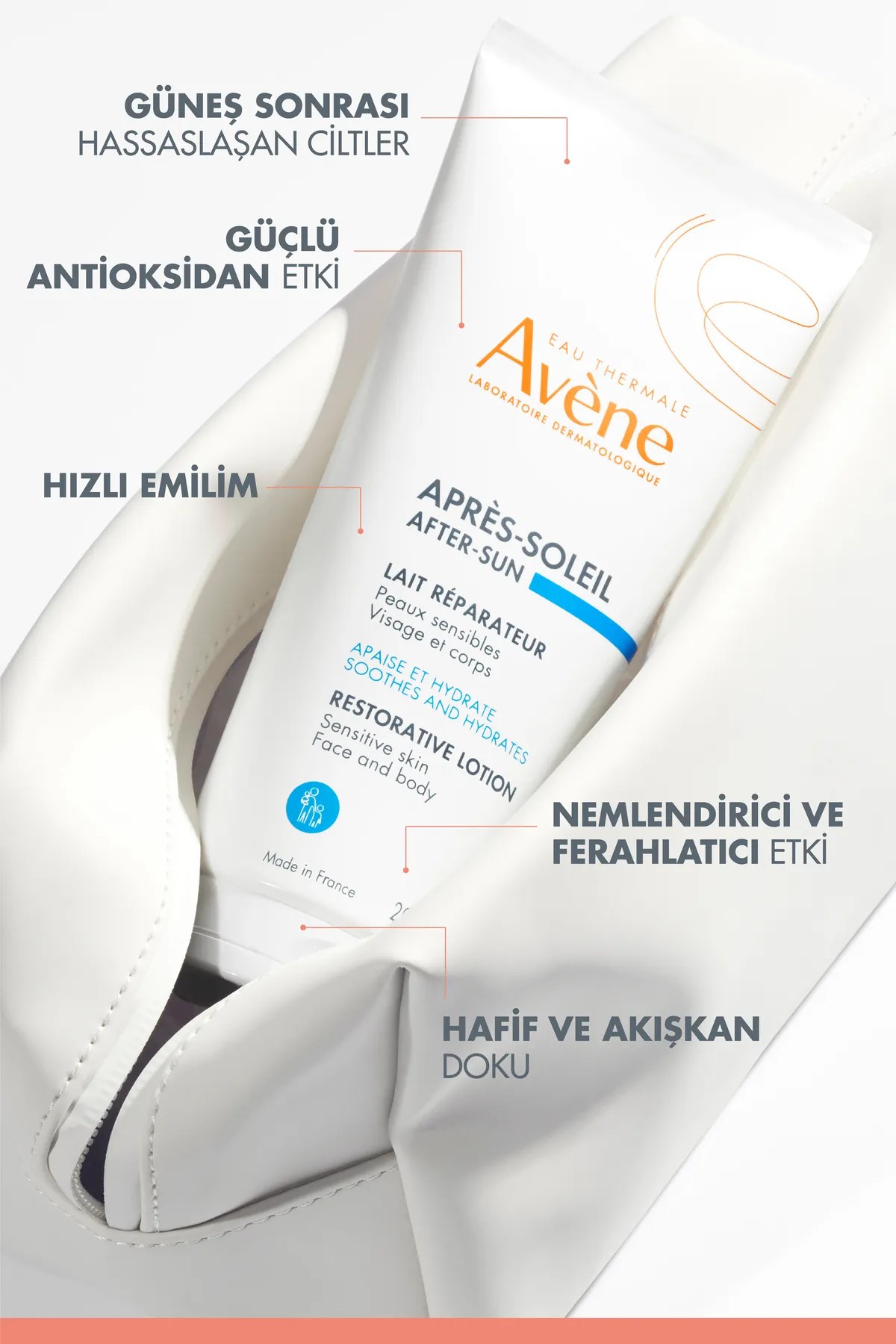 Avene Güneş Sonrası Yüz Ve Vücut Nemlendirici Bakım Losyonu 200 Ml