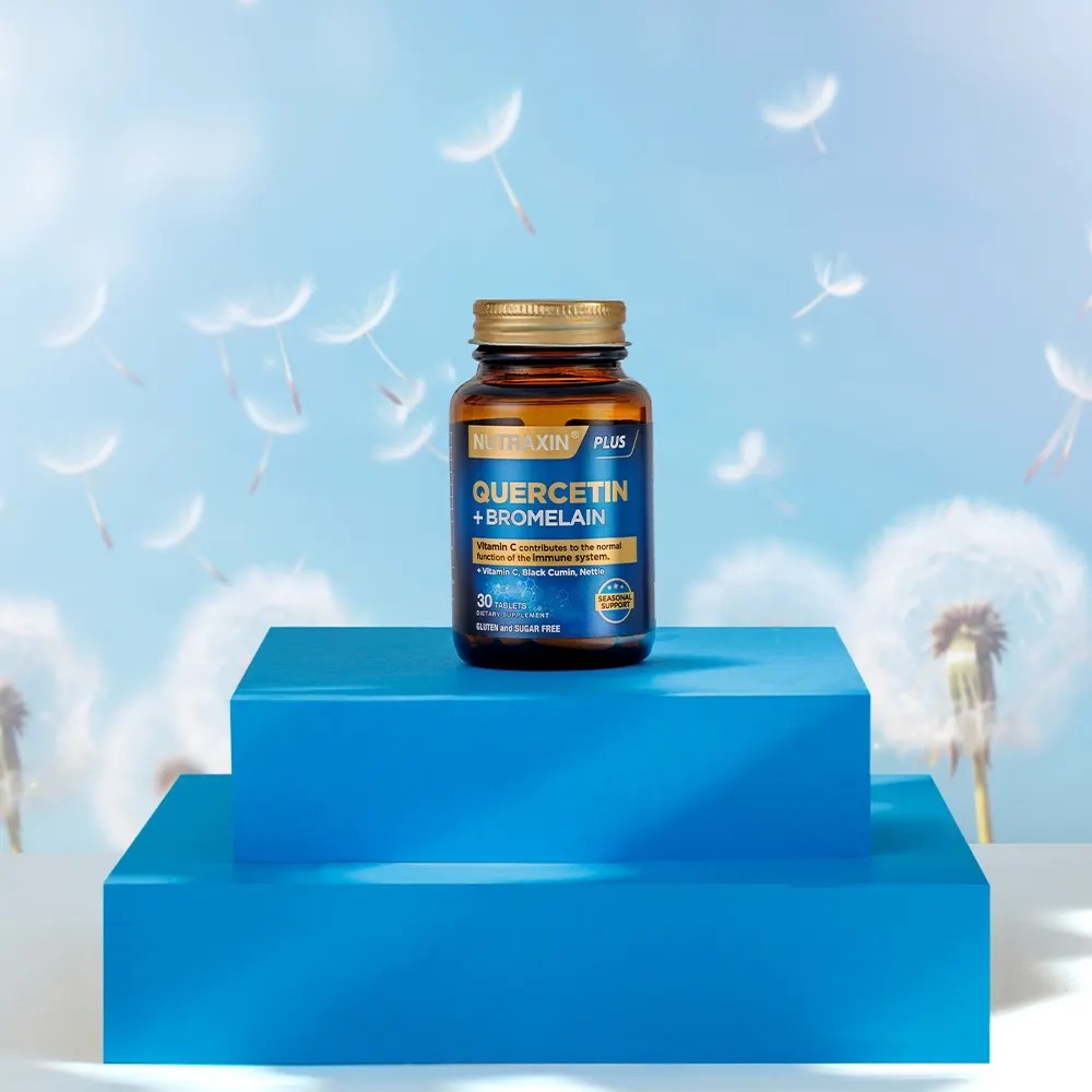 Nutraxin Quercetin + Bromelain 30 Tablet - Vitamin C Çörek Otu Isırgan Otu