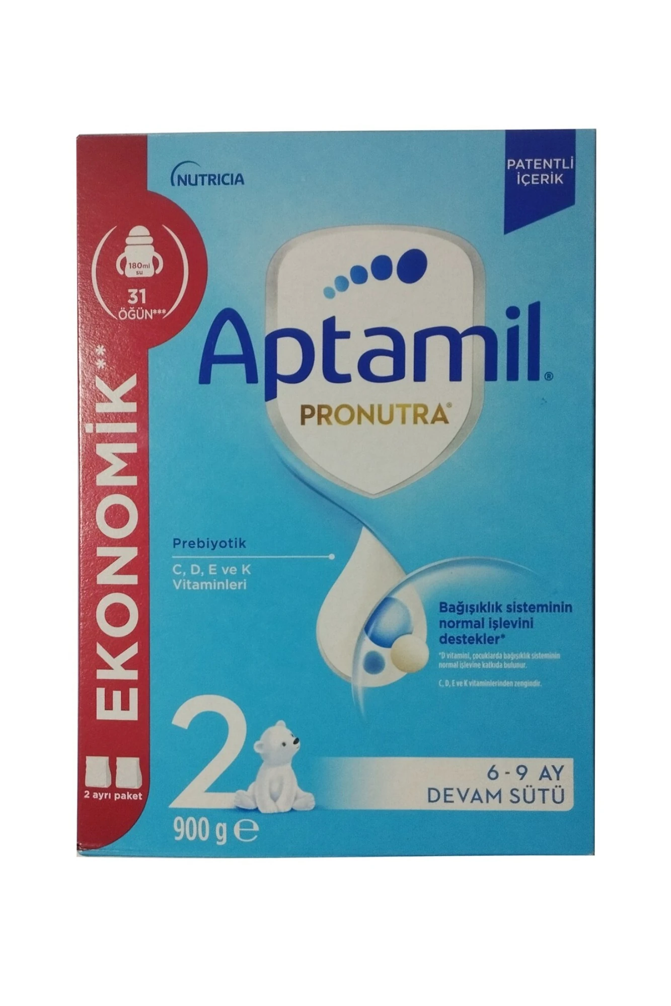Aptamil Pronutra 2 Devam Sütü 900 gr