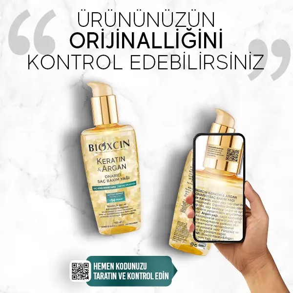 Bioxcin Keratin & Argan Onarıcı Saç Bakım Yağı 150 Ml - Yıpranmış Ve Hasar Görmüş Saçlar