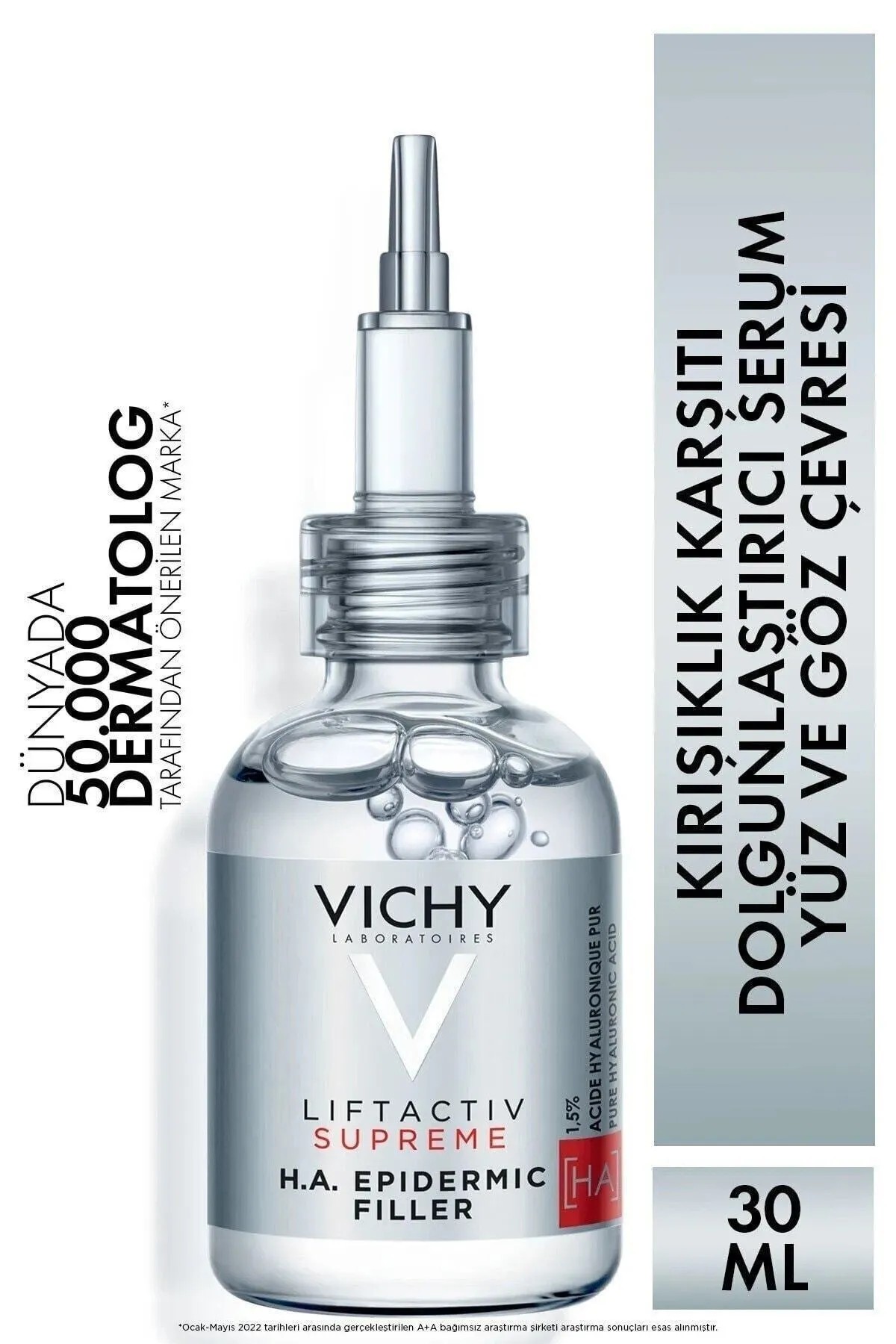 Vichy Liftactiv Supreme Göz Çevresi&Kirpiklere Özel Kırışıklık ve Sıkılık Kaybına Karşı Bakım Serumu 15 ml