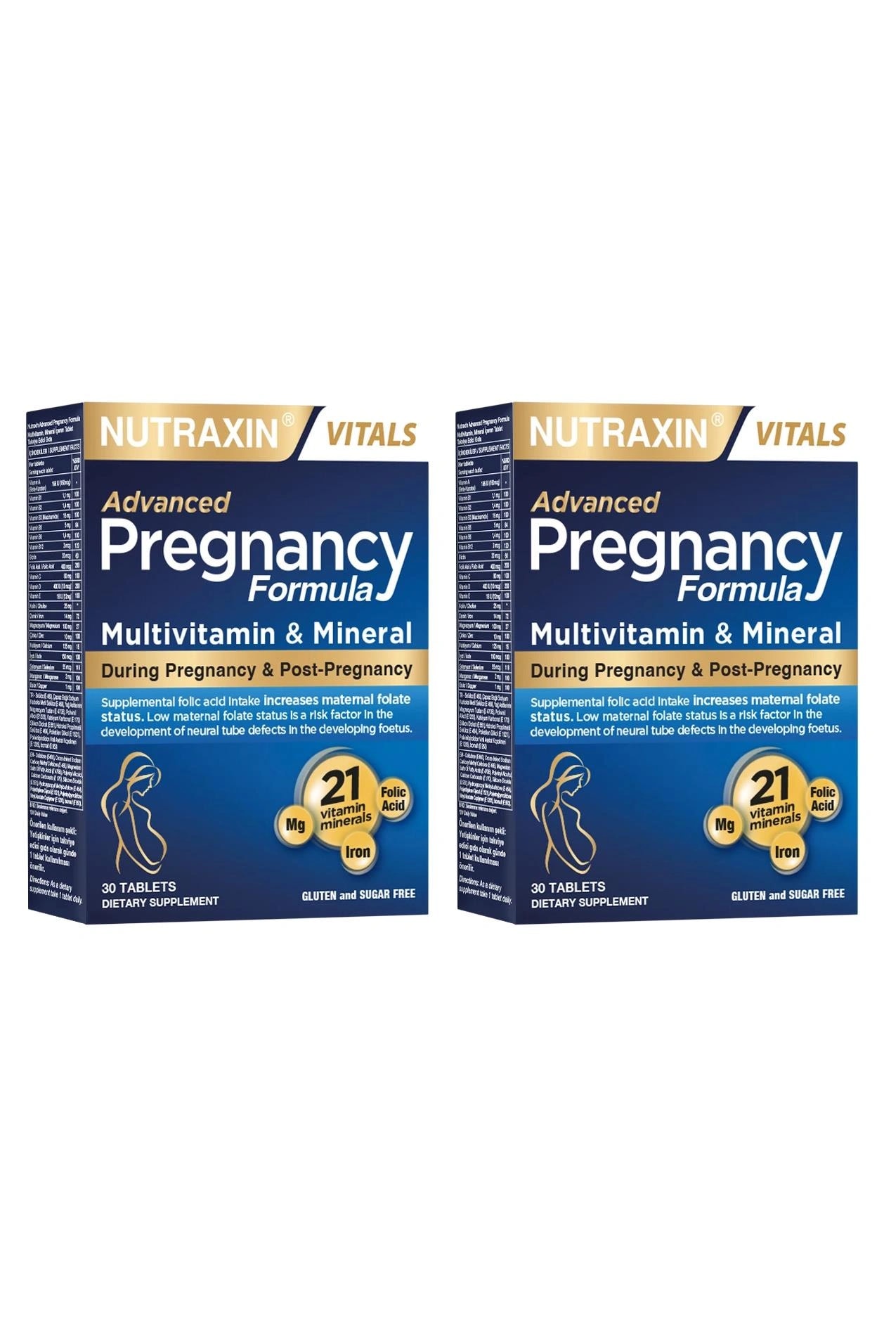 Nutraxin Pregnancy Formula 30 Tablet 2 Adet