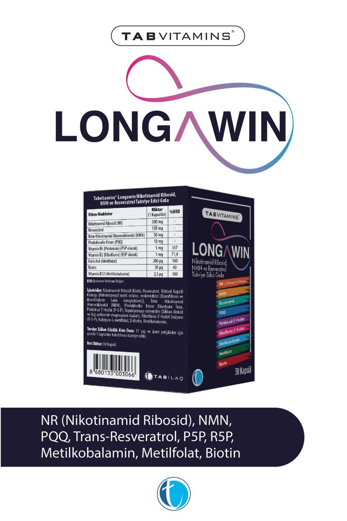 Tabvitamins Longawin 30 Kapsül