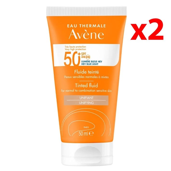 Avene Tinted Fluid Güneş Koruyucu Spf 50 50 Ml 2 Adet