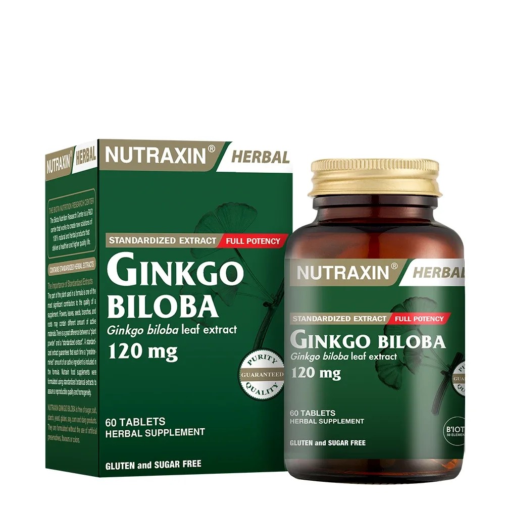 Nutraxin Gingko Biloba 60 Kapsül