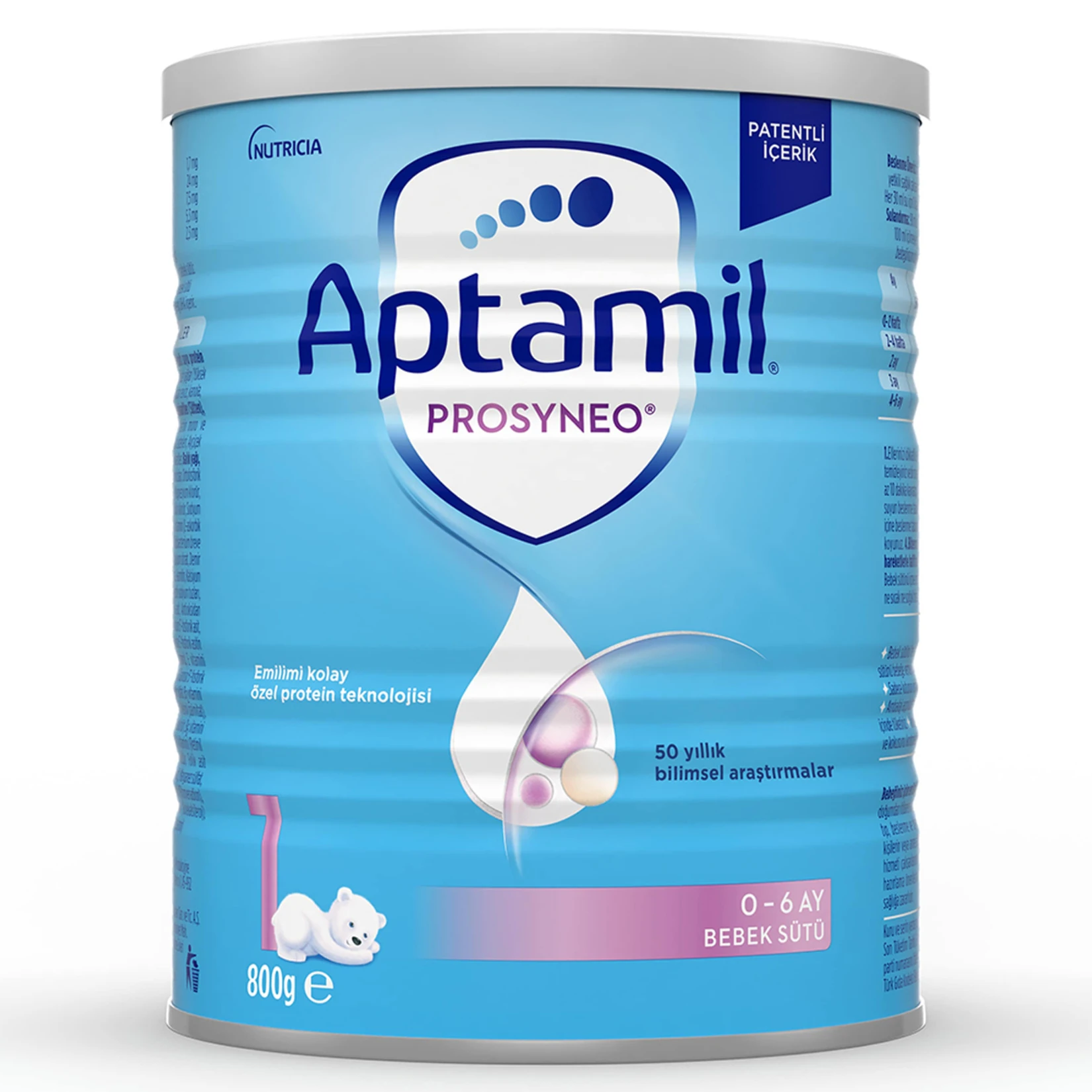 Aptamil Prosyneo 1 Bebek Sütü 0-6 Ay 800 gr