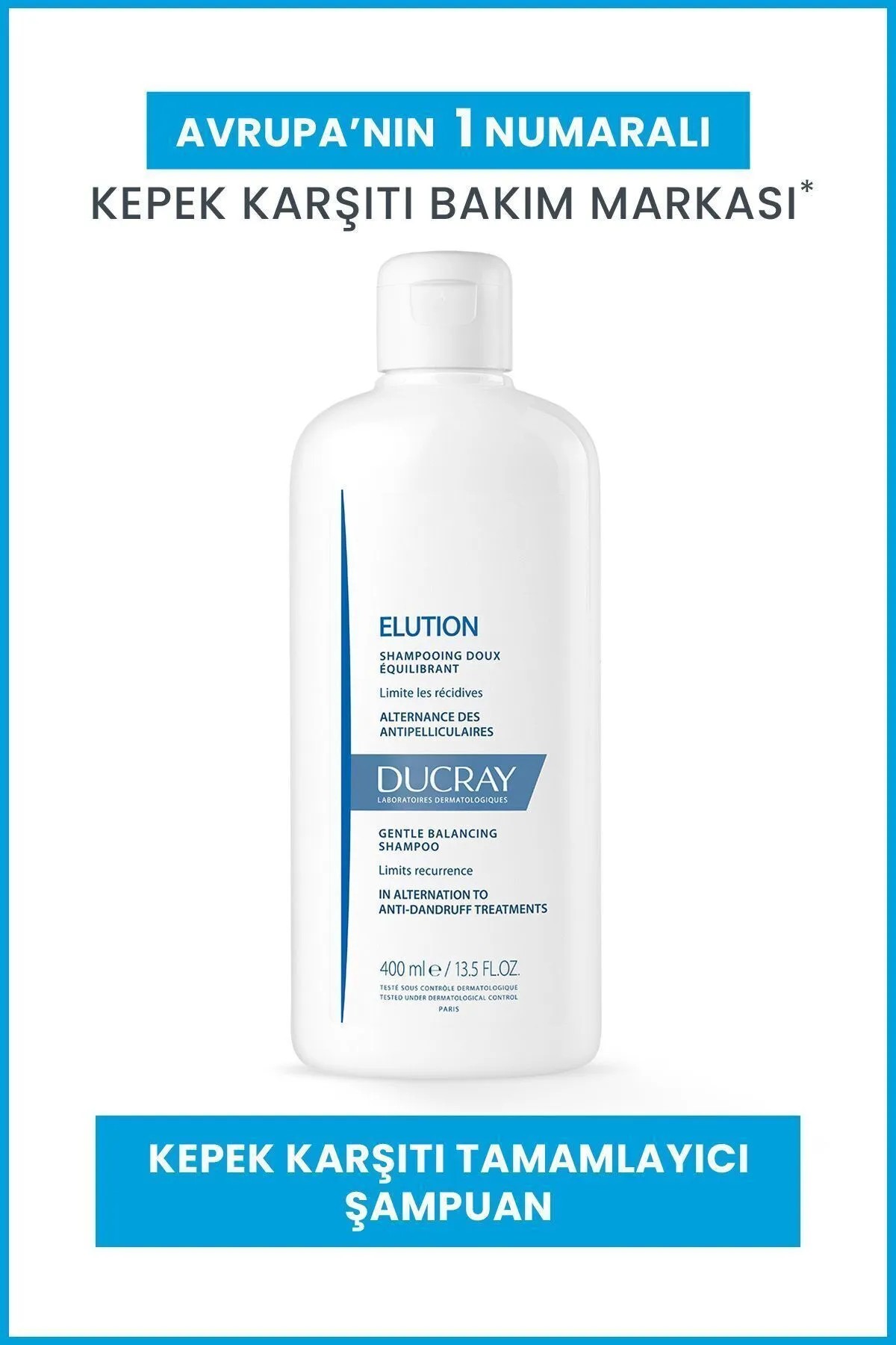 Ducray Elution Şampuan Tamamlayıcı Bakım 400ml