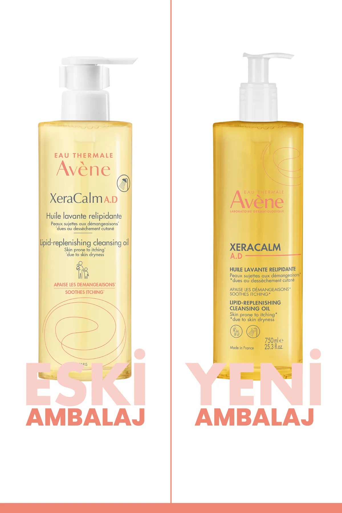 Avene Xeracalm A.d Huile Lavante Cleansing Oil - Temizleyici Yağ 400ml