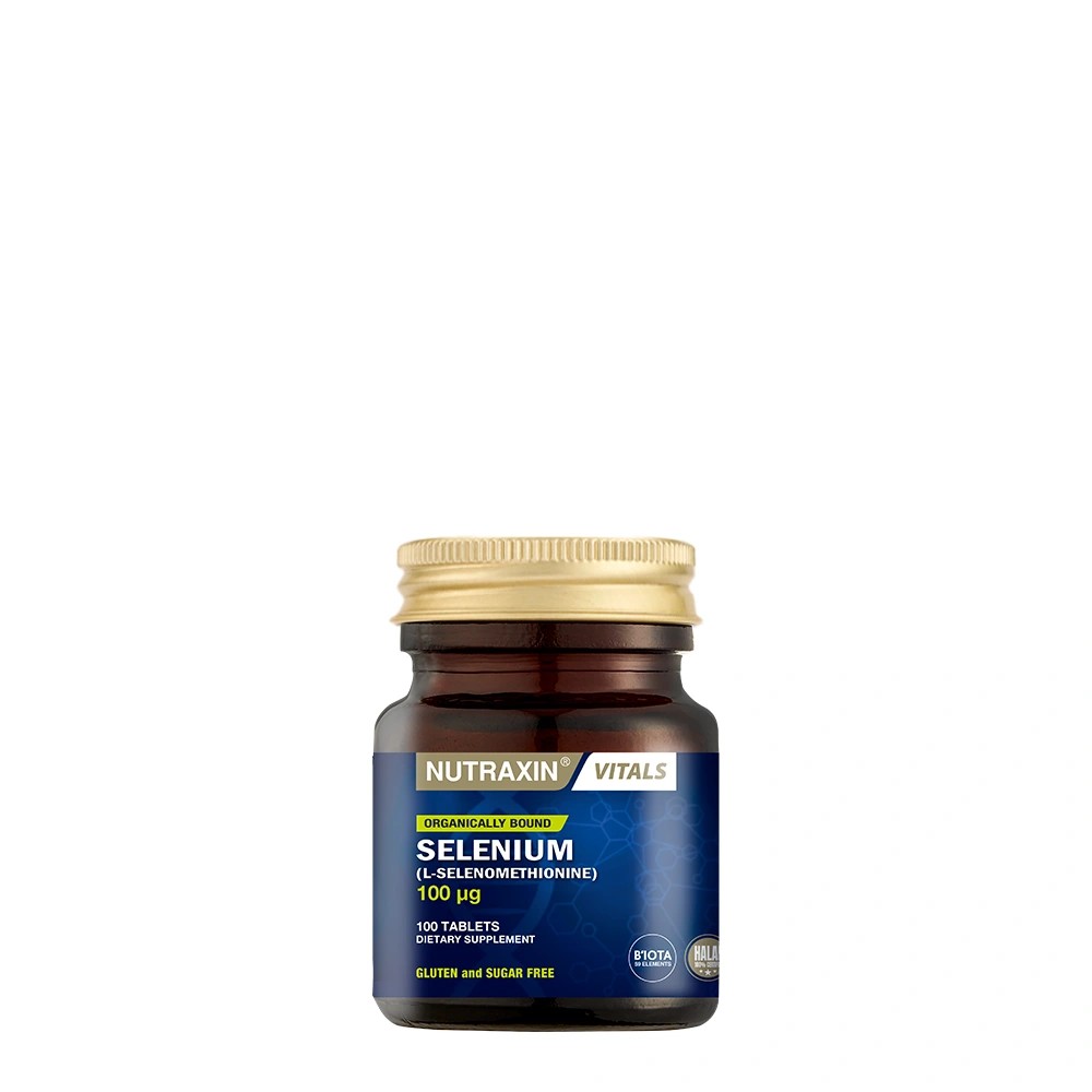 Nutraxin Selenium 100 mcg 100 Tablet - Selenyum Takviyesi