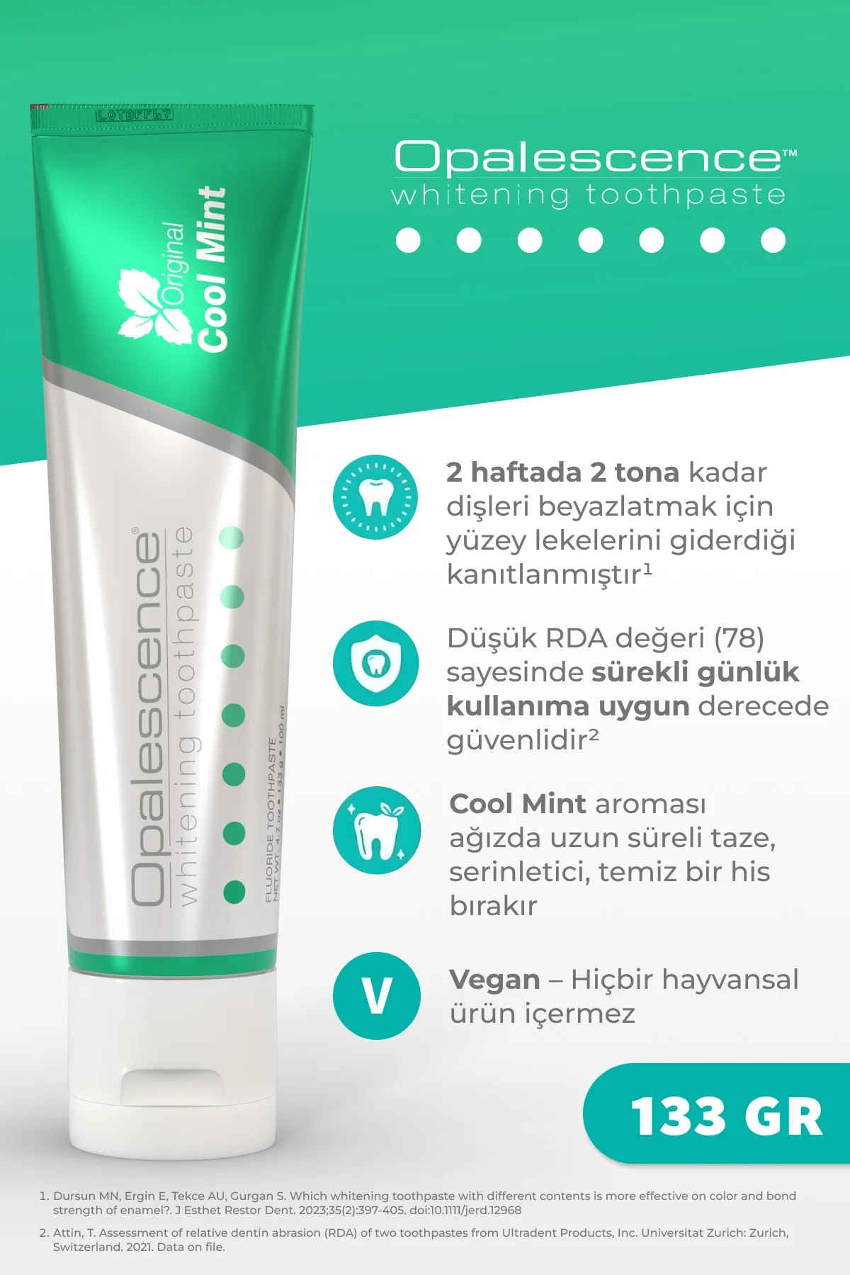 Opalescence Büyük Boy Beyazlatıcı Diş Macunu 133 Gr