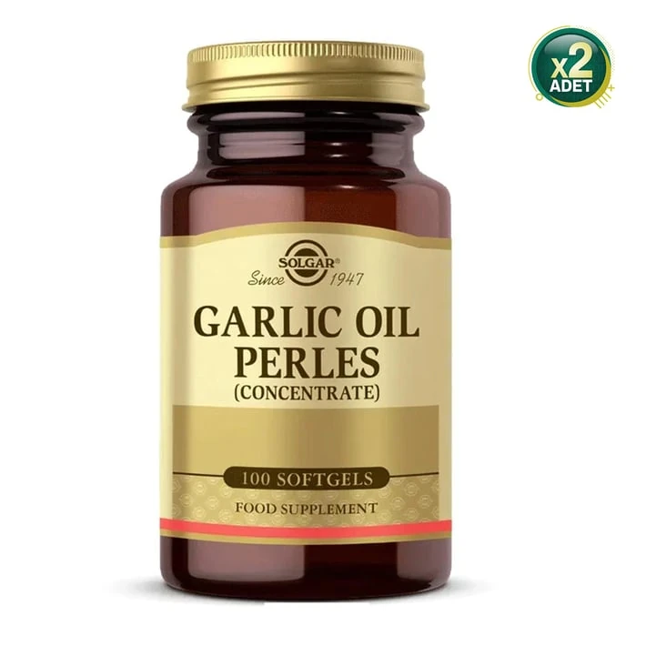 Solgar Garlic Oil 100 Kapsül 2 Adet