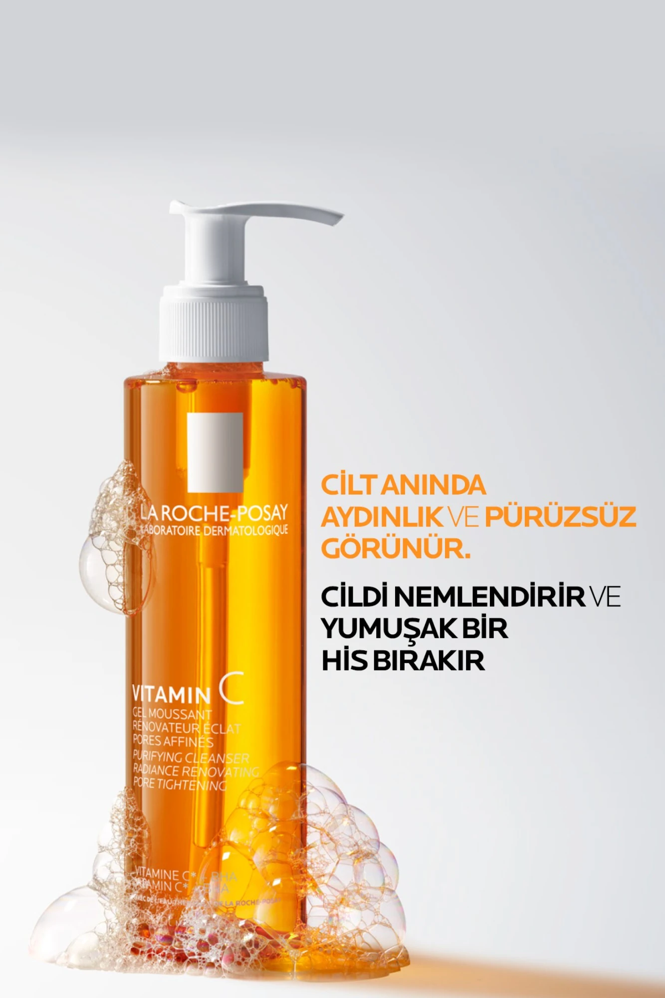 La Roche Posay C Vitamini İçerikli Işıltı Veren Yüz Temizleme Jeli 200 ml