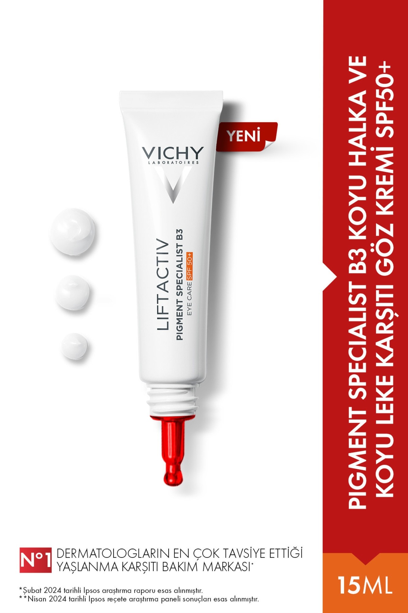 Vichy Liftactiv Pigment Specialist B3 Eye Care SPF50+ 15 ml