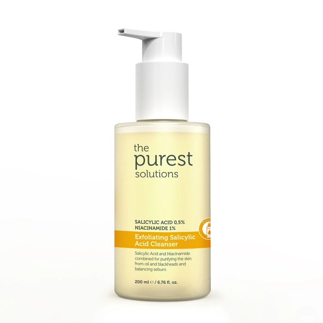 The Purest Solutions Sivilce Ve Siyah Nokta Karşıtı Yağlı Ve Karma Ciltler İçin Salisilik Asit Arındırıcı Temizleme Jeli 200 Ml