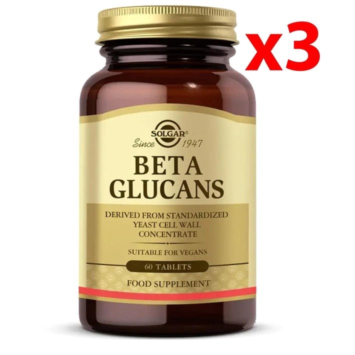 Solgar Beta Glucans 60 Tablet 3 Adet