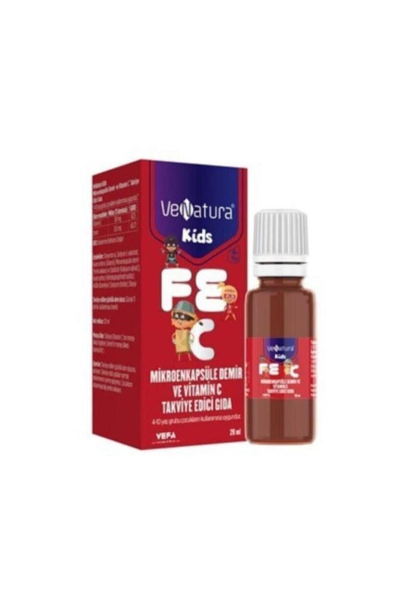 Venatura Kids Mikroenkapsüle Demir ve Vitamin C 20 ml