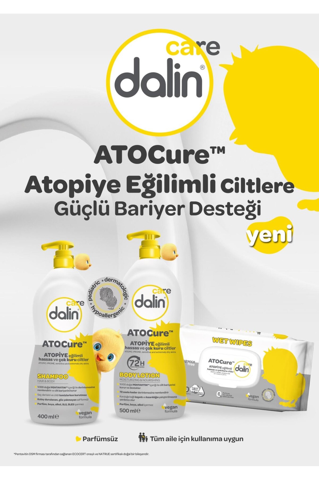 Dalin Atocure Islak Mendil 60'lı