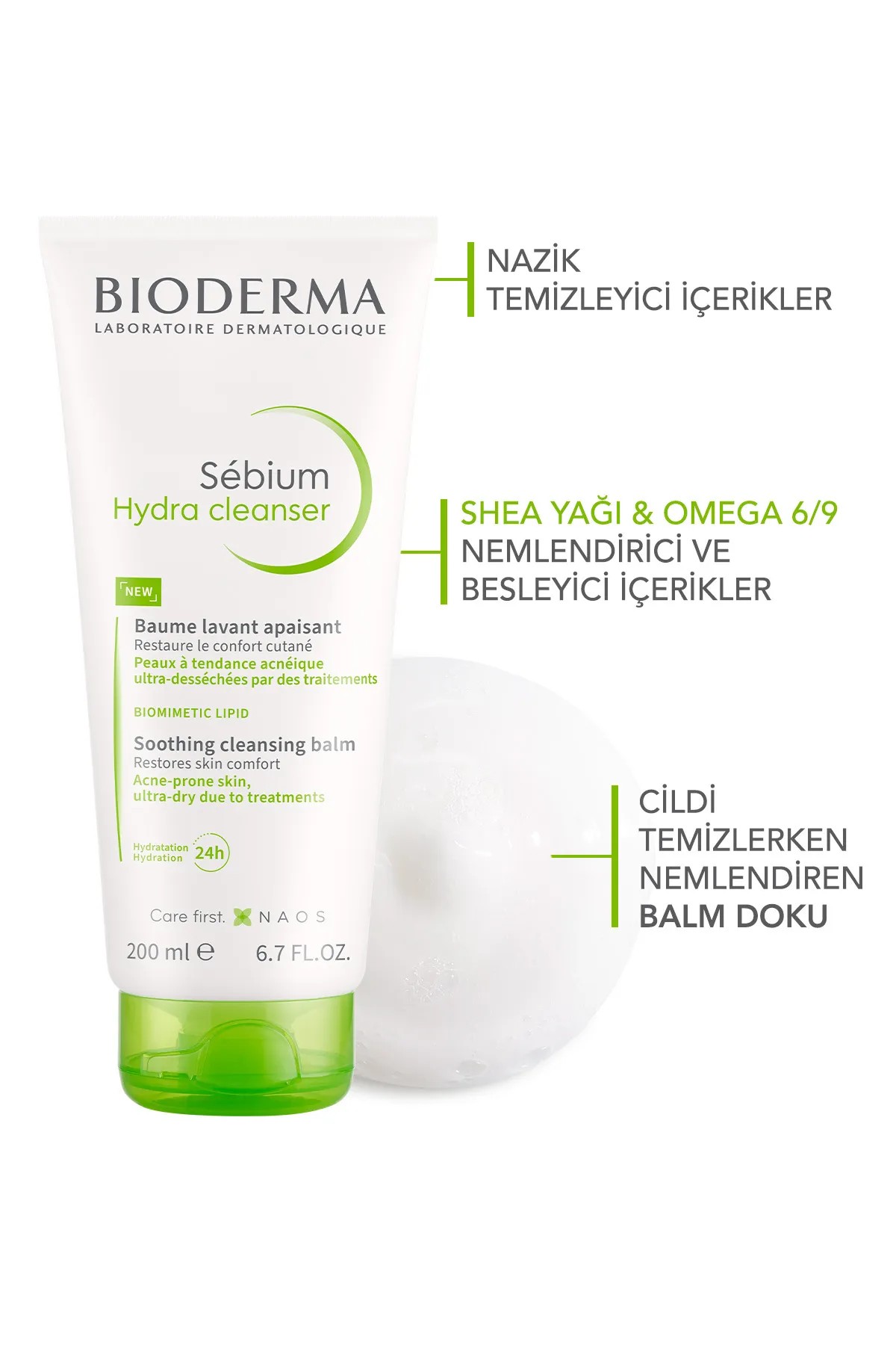 Bioderma Sebium Hydra Cleanser 200 ml