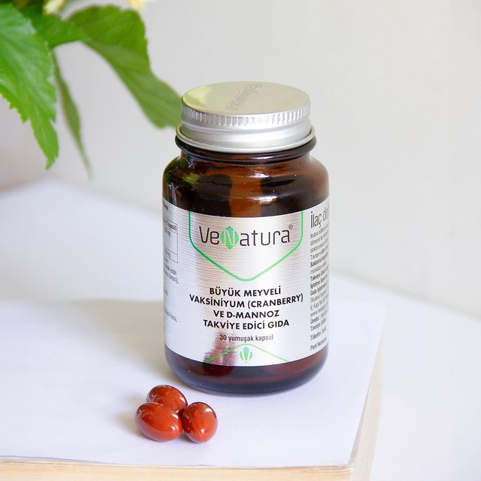 Venatura Cranberry ve D-Mannoz Yumuşak Kapsül 30'lu