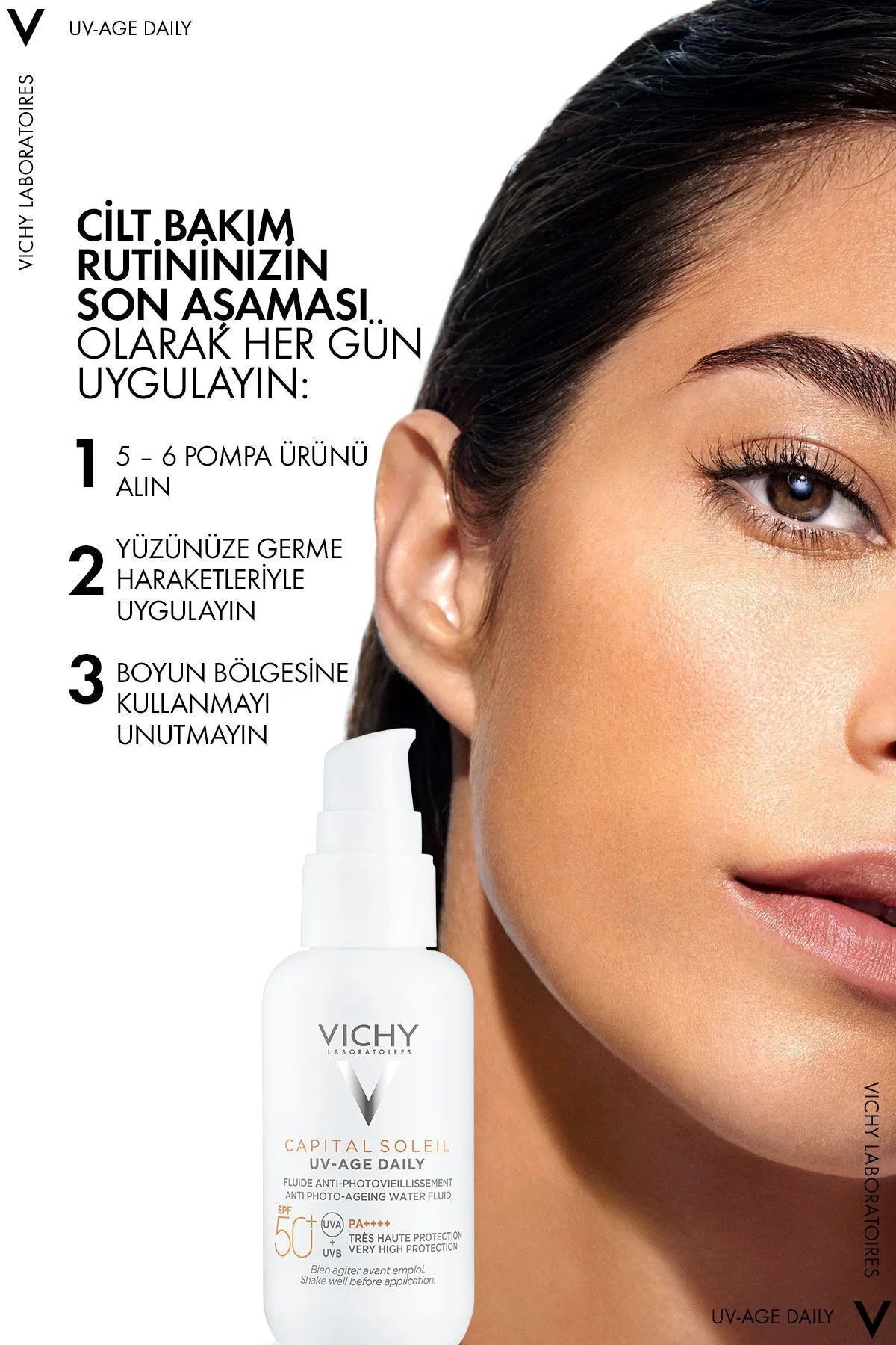 Vichy Capital Soleil Uv Age Daily Spf50 Foto Yaşlanma Karşıtı Güneş Kremi 40ml