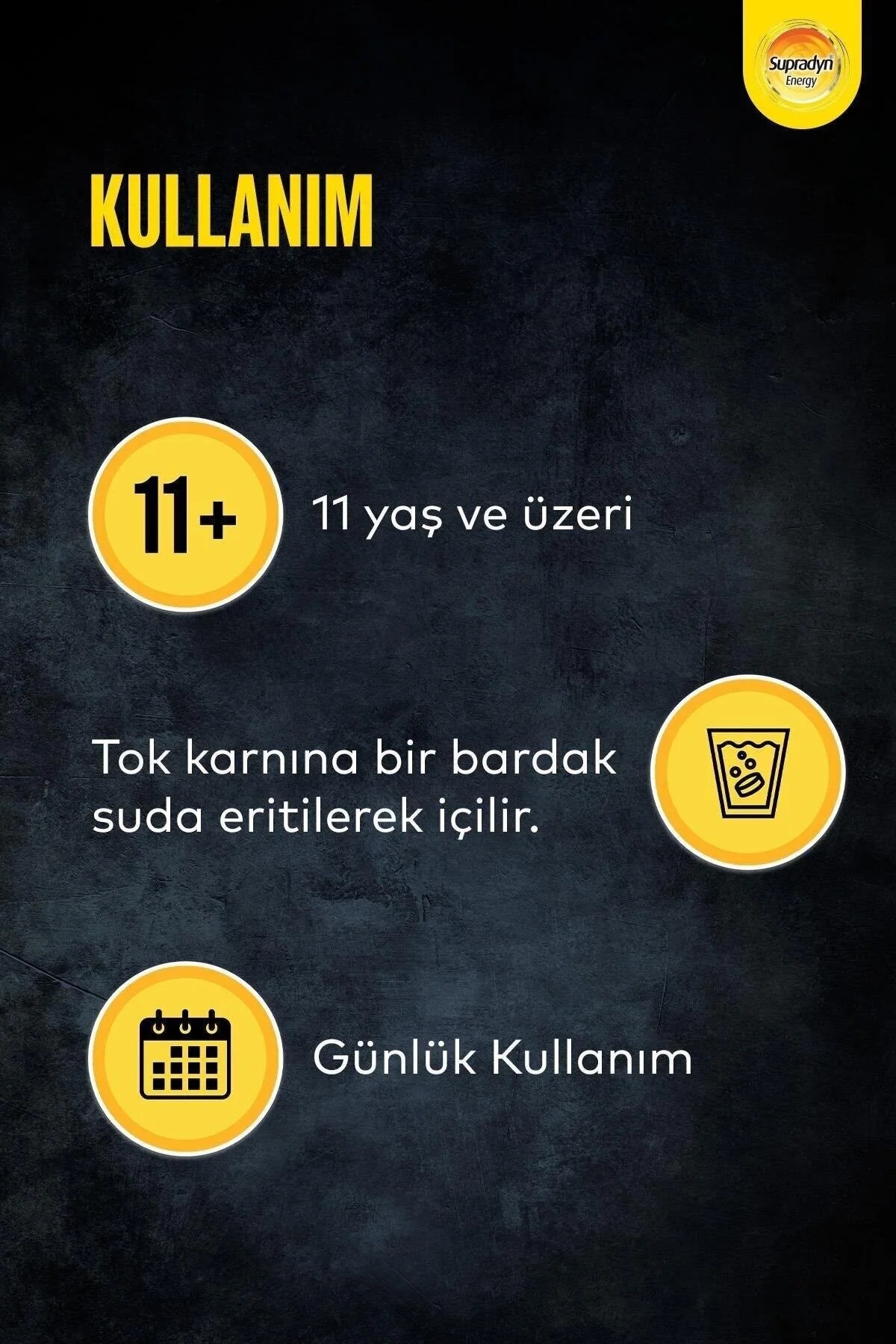 Supradyn 30 Efervesan Tablet | Koenzim Q10, Multivitamin Ve Mineral Içeren Takviye Edici Gıda