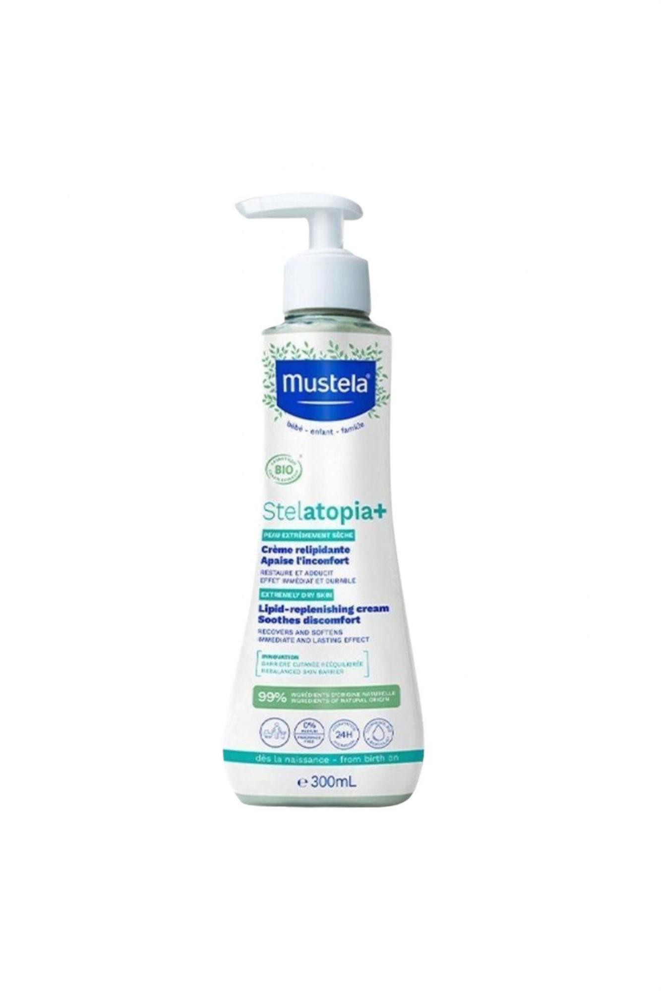 Mustela Stelatopia Lipit Yenileyici Krem 300 ML + Mustela Stelatopia Şampuan 200 ML