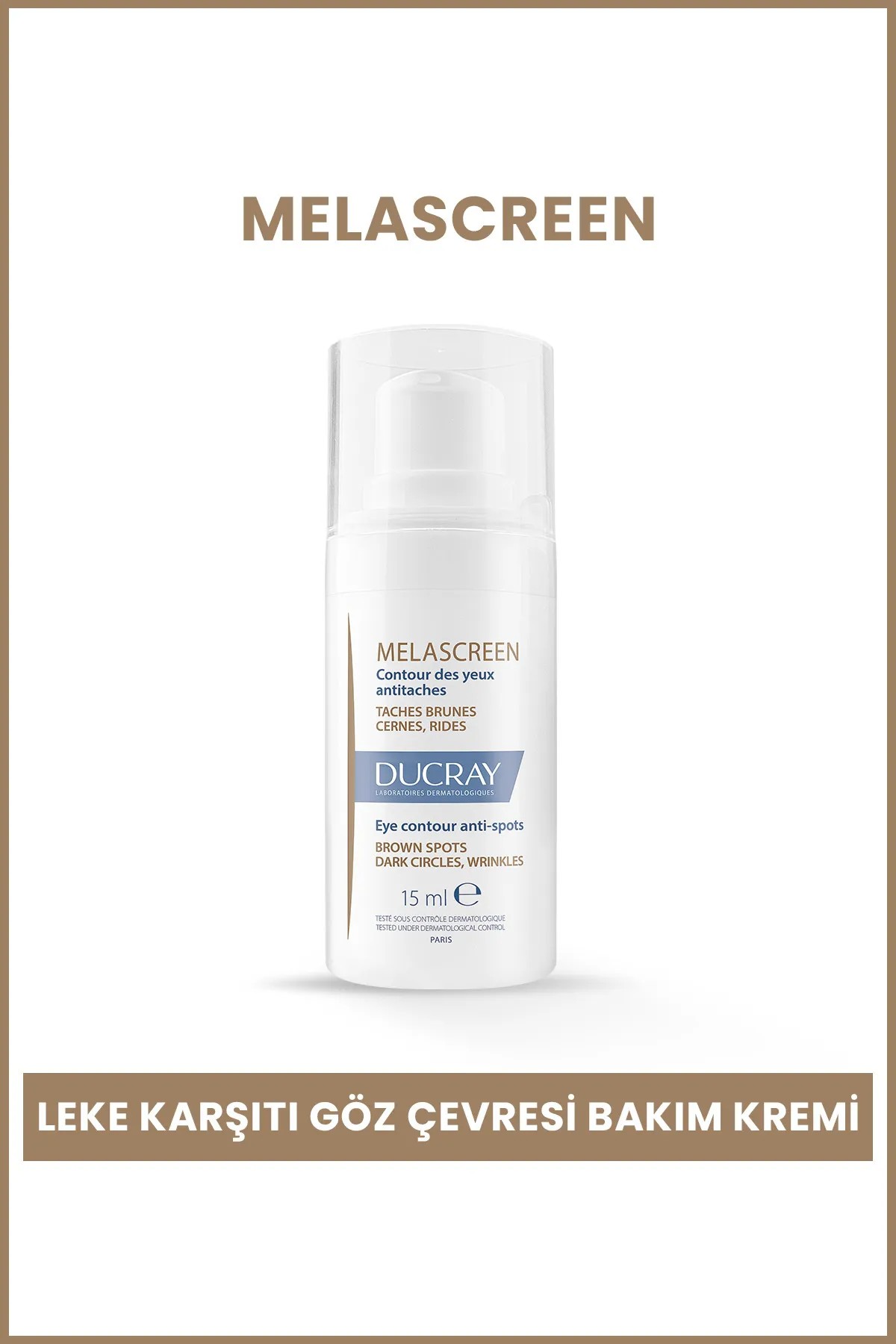 Ducray Melascreen Kırışıklık Karşıtı Göz Çevresi Bakım Kremi 15 ml