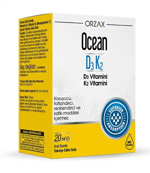 Ocean D3k2 Damla 20 ml