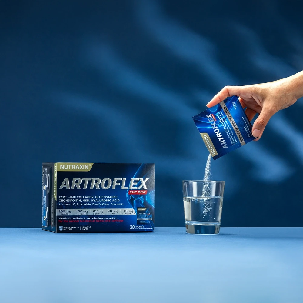 Nutraxin Artroflex Easy Move Saşe 30x6 gr - Glukozamin Kolajen Msm Bromelain