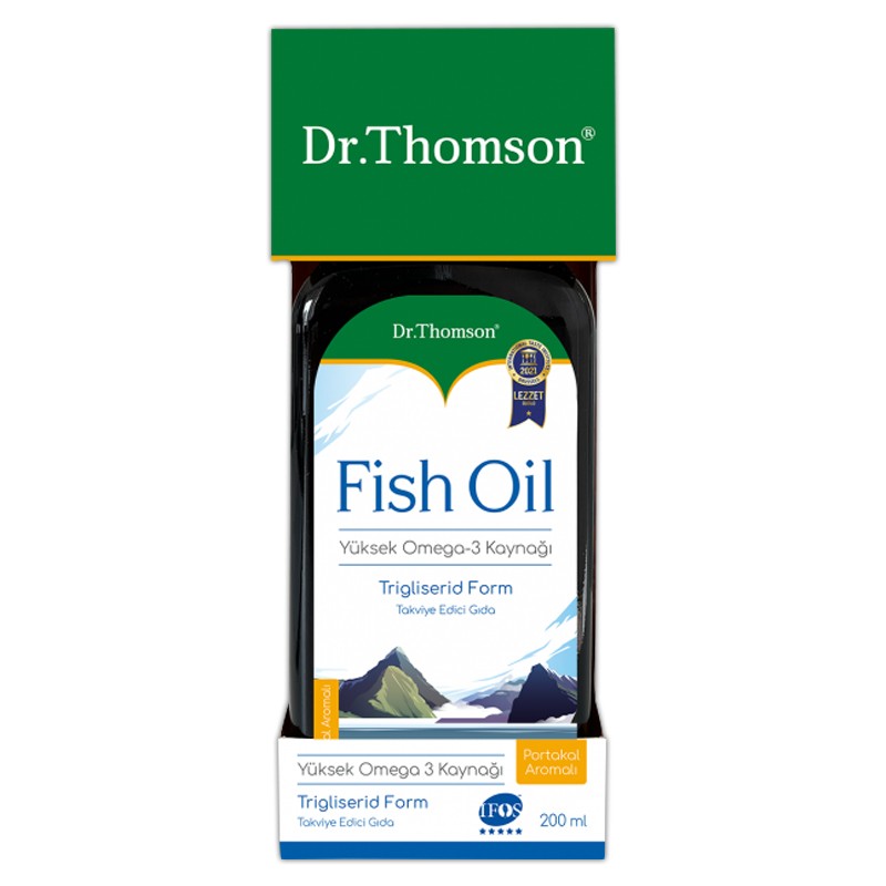 Dr.Thomson Fish Oil Portakallı Şurup 200 ml