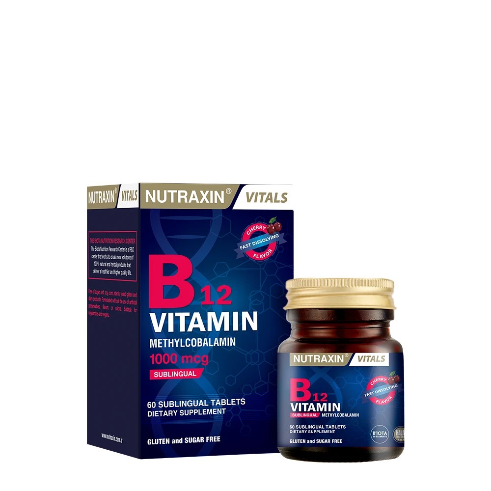 Nutraxin B12 Vitamin 1000mcg 60 Tablet