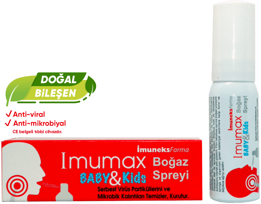 Imuneks 3 Yaş Ve Üstü Boğaz Spreyi - 20 ml