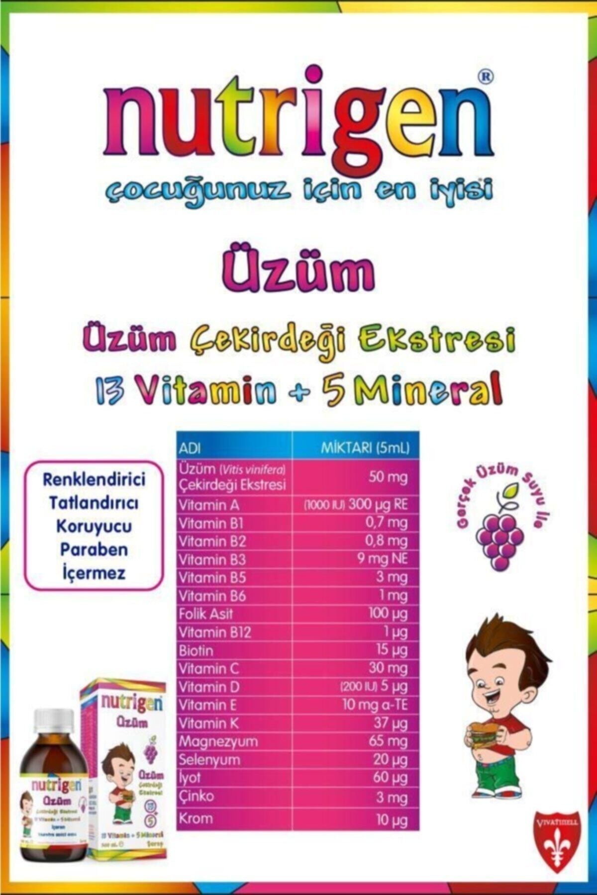 Nutrigen Üzüm Şurup 200 ml