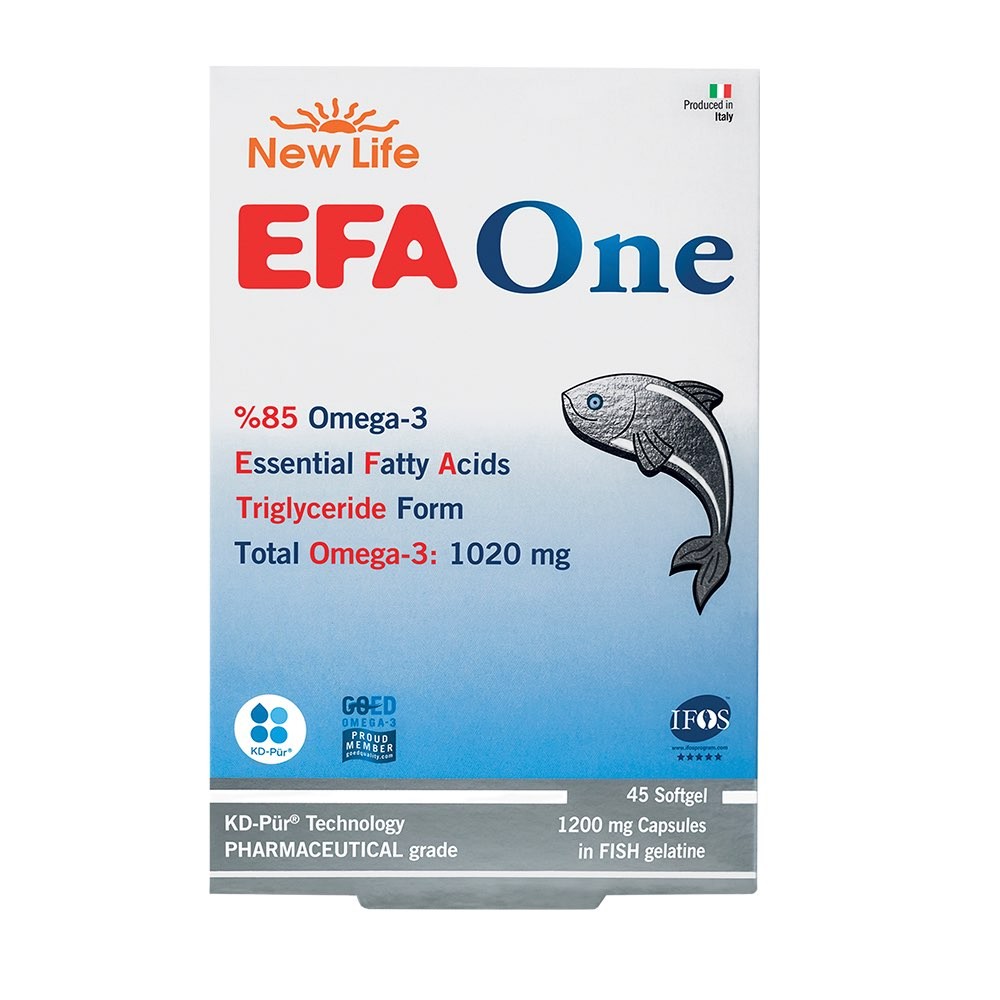 New Life Efa One Omega 3 Balık Yağı 45 Kapsül