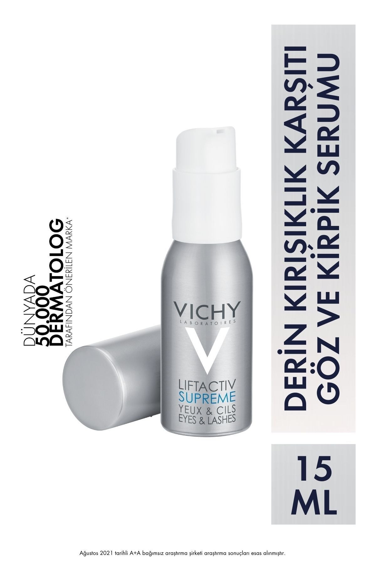 Vichy Liftactiv Supreme Göz Çevresi&Kirpiklere Özel Kırışıklık ve Sıkılık Kaybına Karşı Bakım Serumu 15 ml