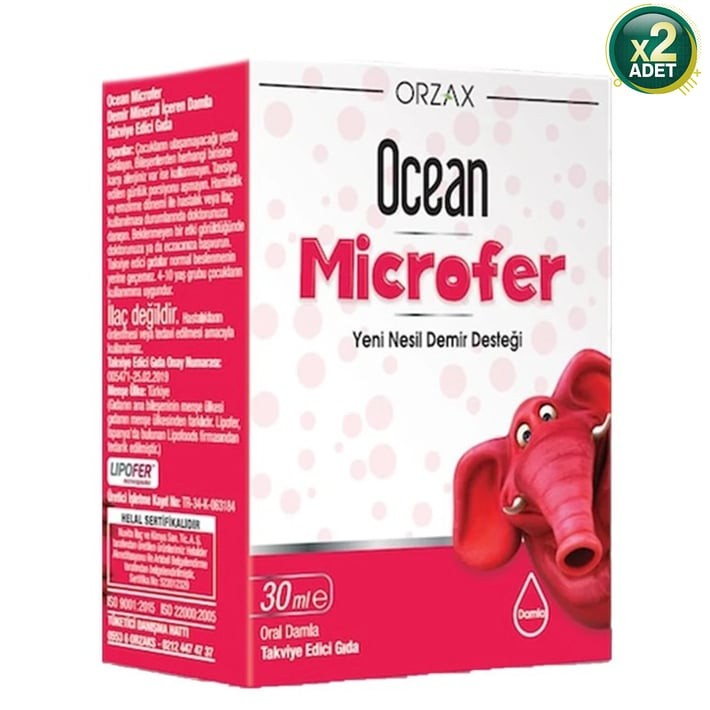 Ocean Microfer 30 ml Oral Damla 2 Adet