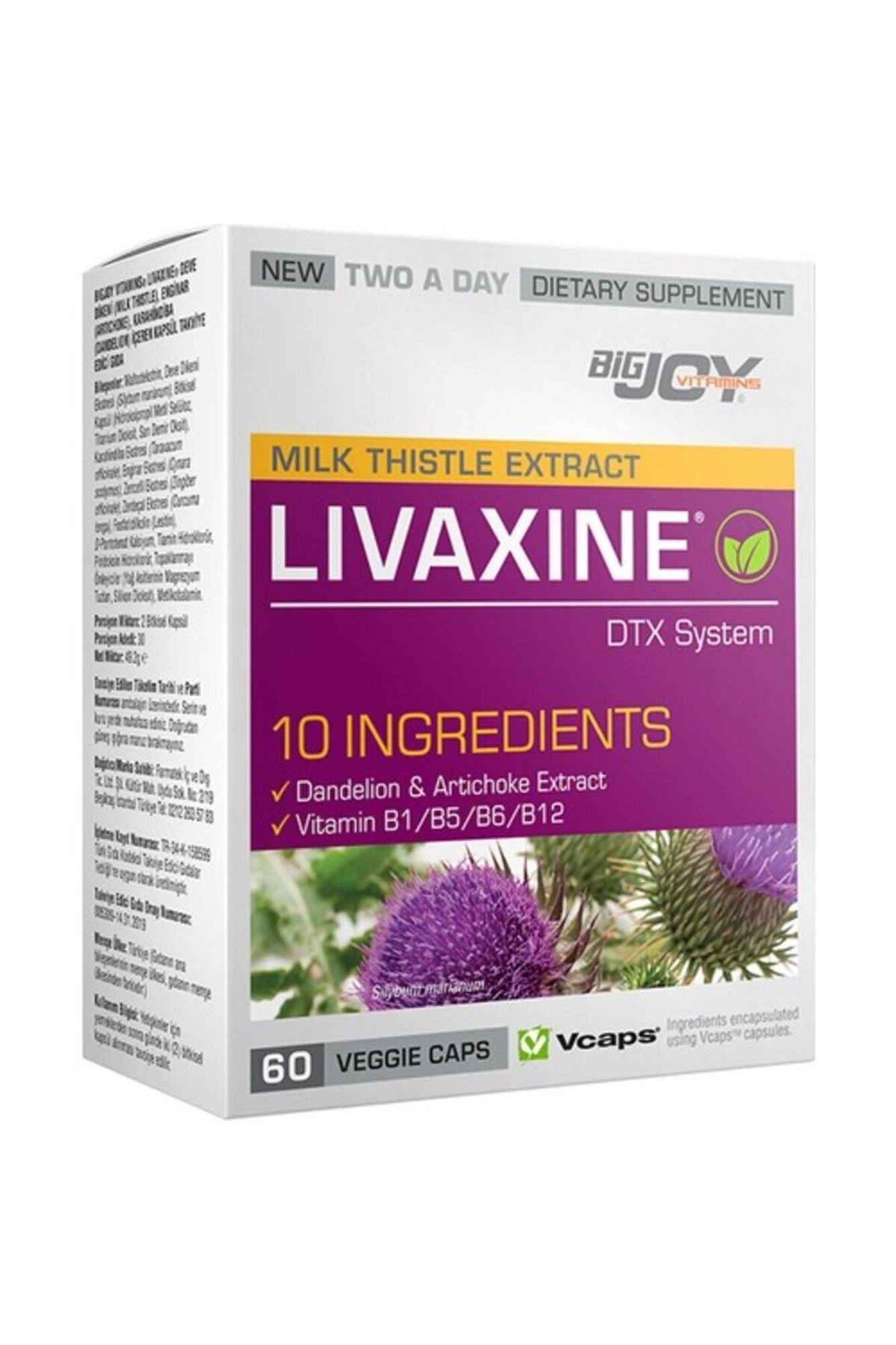 Suda Vitamin Livaxine Milk Thistle Extract 60 Kapsül
