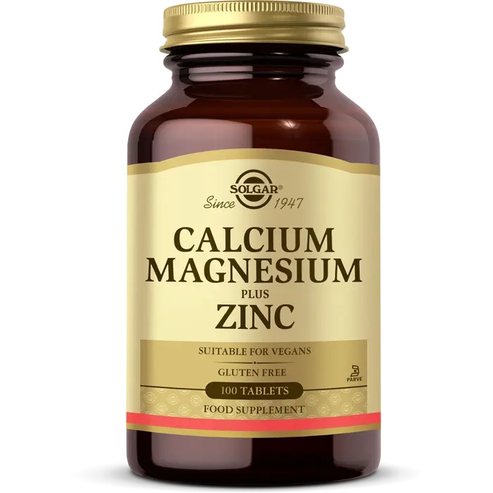 Solgar Calcium Magnesium Plus Zinc 100 Tablet