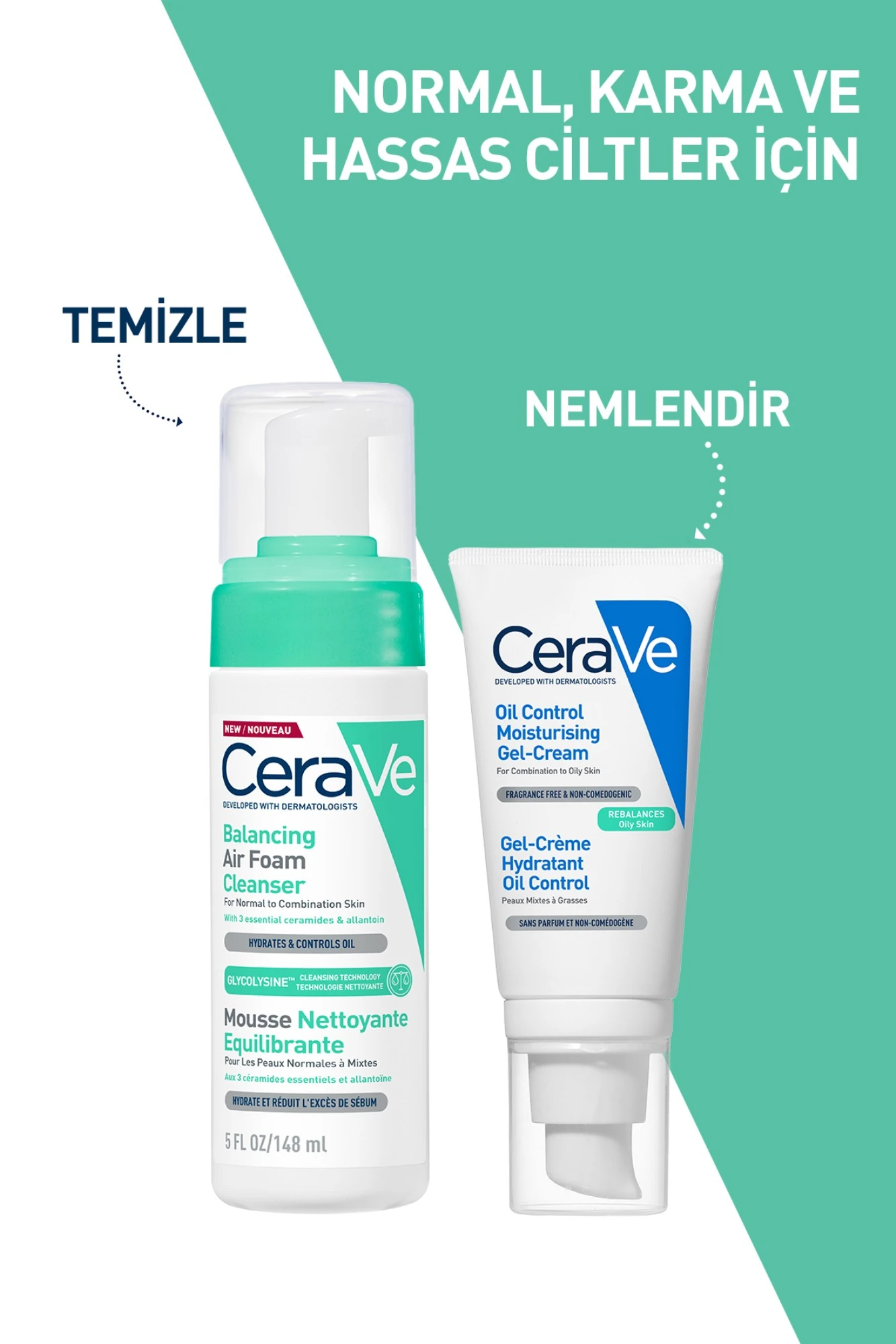 Cerave Balancing Air Foam Cleanser 148 ml